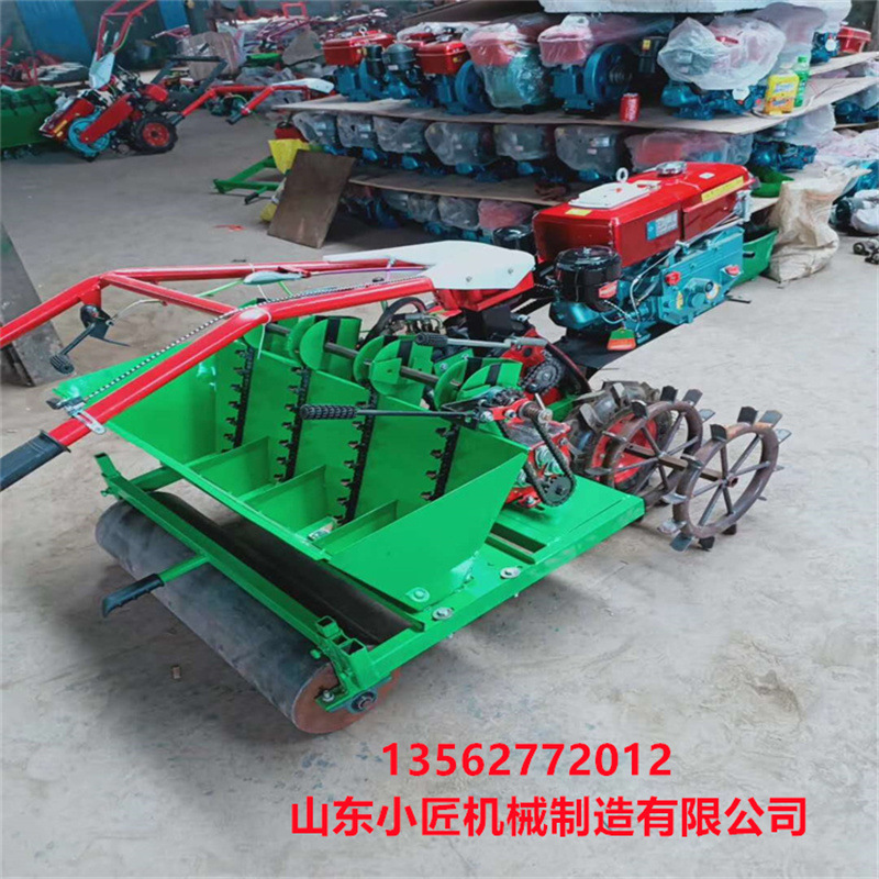 汽油柴油大蒜播种机