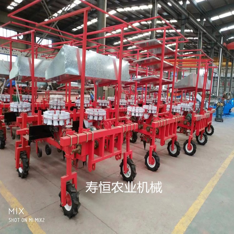 厂家直销药材苗板蓝根苗 苍术 防风 黄芪 西洋参苗起垄铺膜移栽机图4