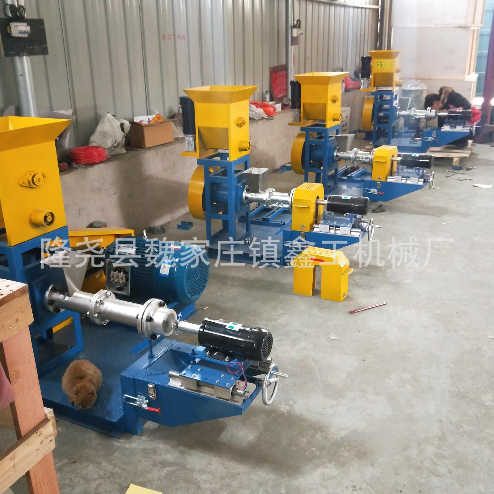 厂家直销狗粮机 宠物饲料膨化机 水产鱼泥鳅青蛙饲料颗粒膨化机图2