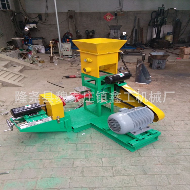 厂家直销狗粮机 宠物饲料膨化机 水产鱼泥鳅青蛙饲料颗粒膨化机图3