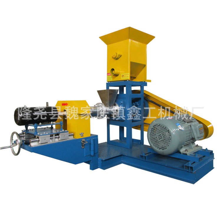 厂家直销狗粮机 宠物饲料膨化机 水产鱼泥鳅青蛙饲料颗粒膨化机图5