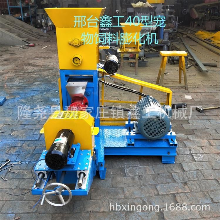 全自动狗粮生产机器水产鱼饲料宠物粮食加工机小型猫粮颗粒膨化机图3