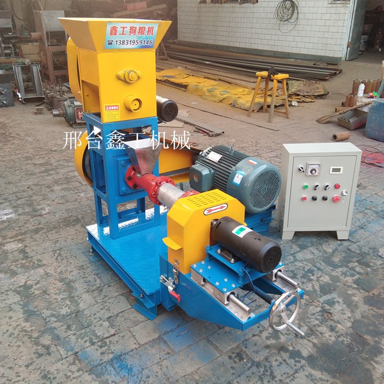 全自动狗粮生产机器水产鱼饲料宠物粮食加工机小型猫粮颗粒膨化机图5