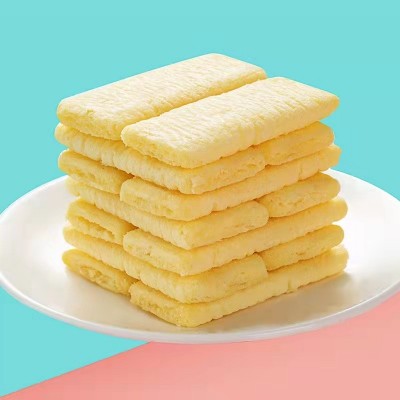 膨化米饼生产线 夹心米饼加工机器 米饼机器设备 咔吻米饼设备