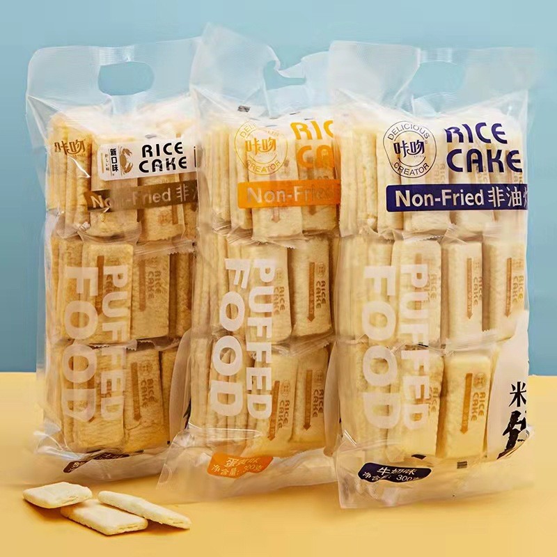 膨化米饼生产线 夹心米饼加工机器 米饼机器设备 咔吻米饼设备图2