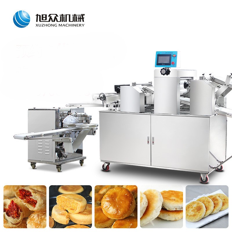 2022新款酥饼机多功能黄桥烧饼机黄山烧饼机苏式月饼机图3