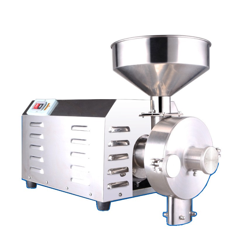 旭朗不锈钢五谷杂粮磨粉机磨坊专用多功能粉碎机中草药磨粉设备图4