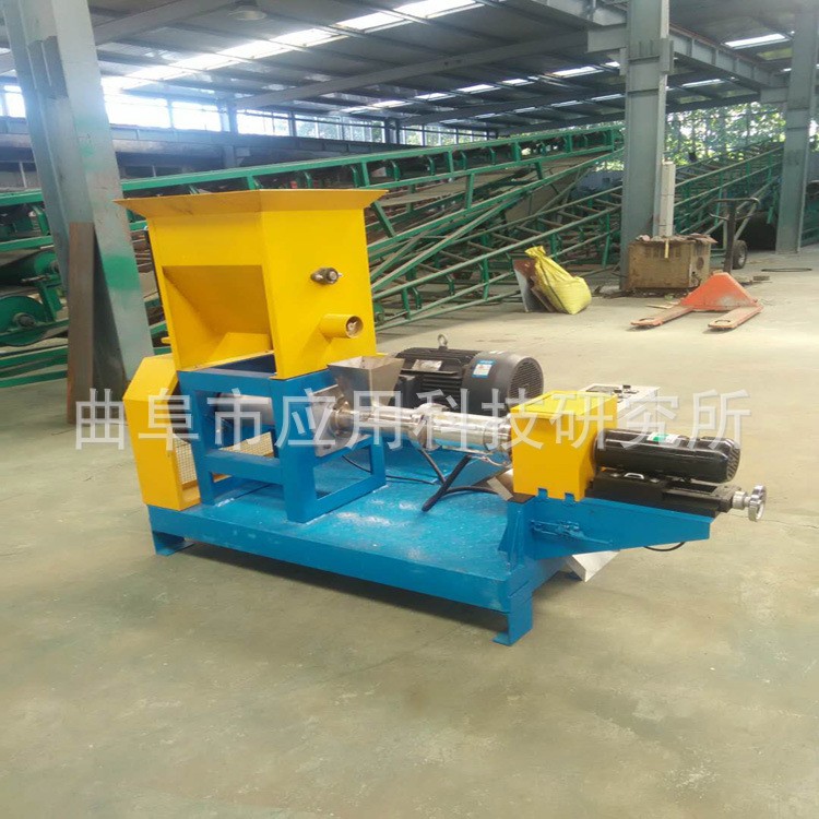 品质保证a1禽畜饲料膨化机 水产饲料膨化机 微型饲料膨化机图2