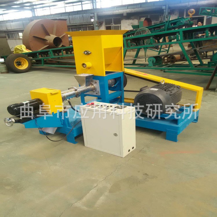 品质保证a1禽畜饲料膨化机 水产饲料膨化机 微型饲料膨化机图3