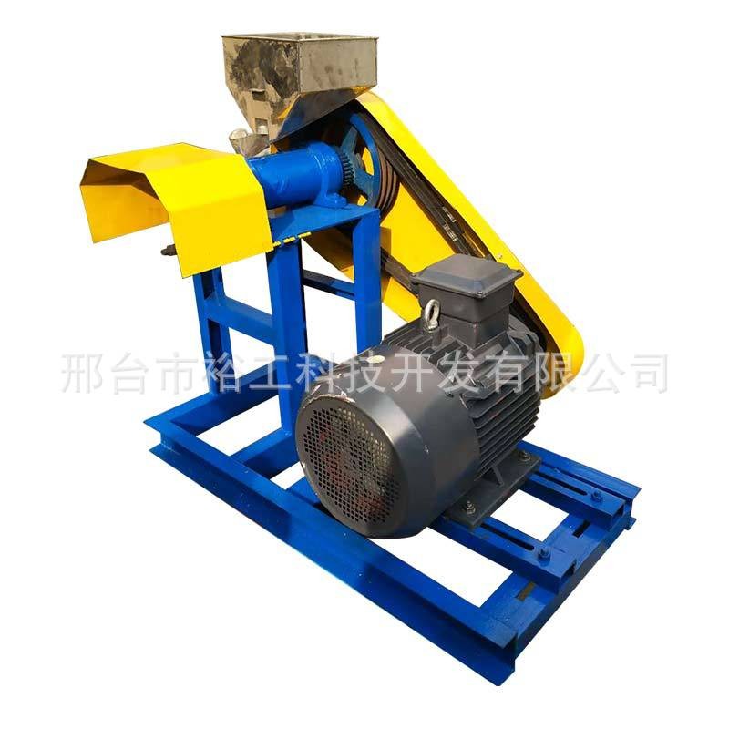 DGP40-II型谷物饲料膨化机 血粉豆粕膨化机 猪饲料狗猫粮制作机器图4