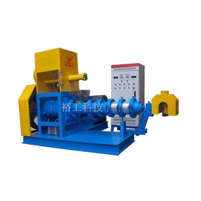 DGP135-||多功能膨化谷物饲料机 棉籽小麦豆粕膨化机狍子狐狸饲料