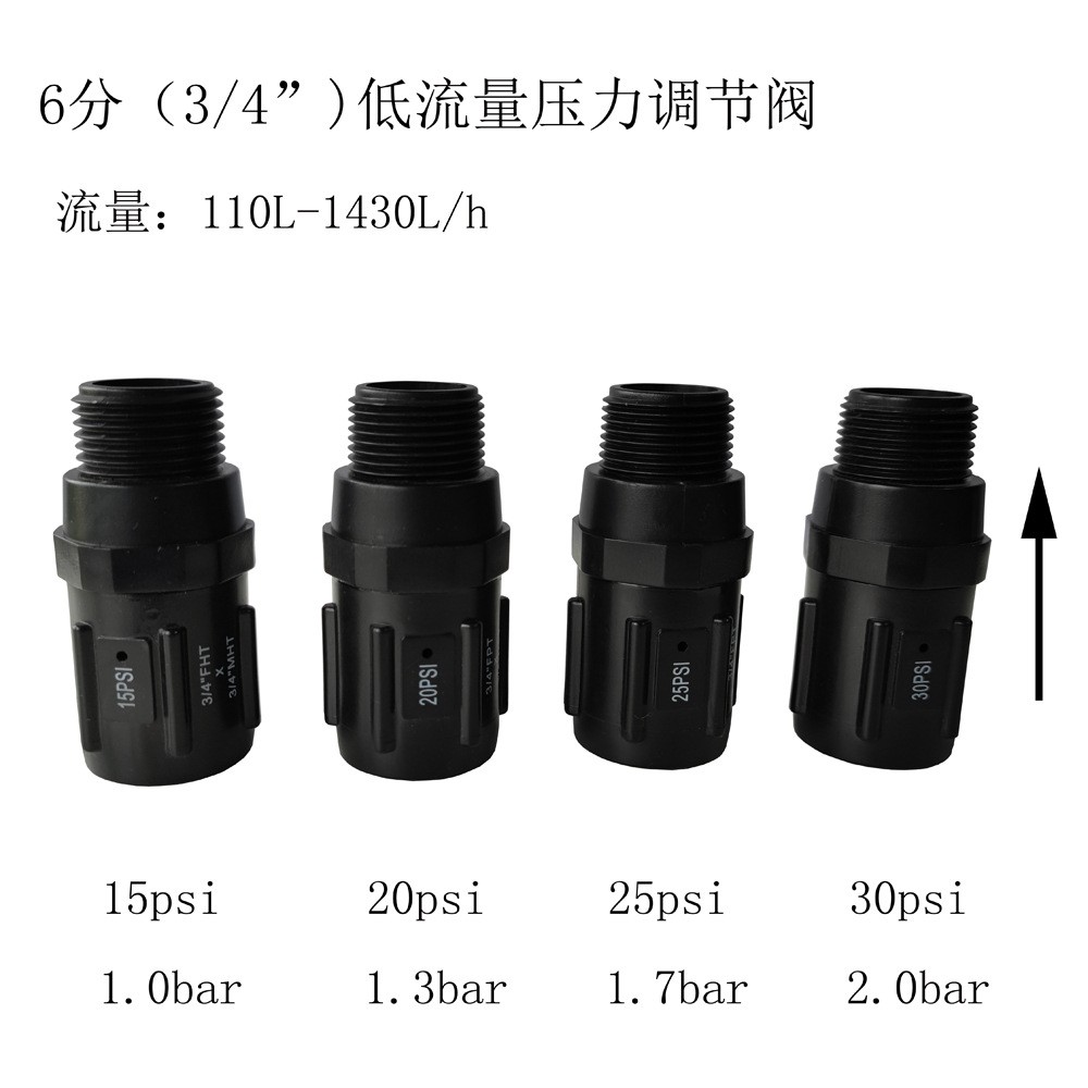 灌溉管道调压阀喷灌首部压力调节阀6分20低流量减压阀园林灌溉主