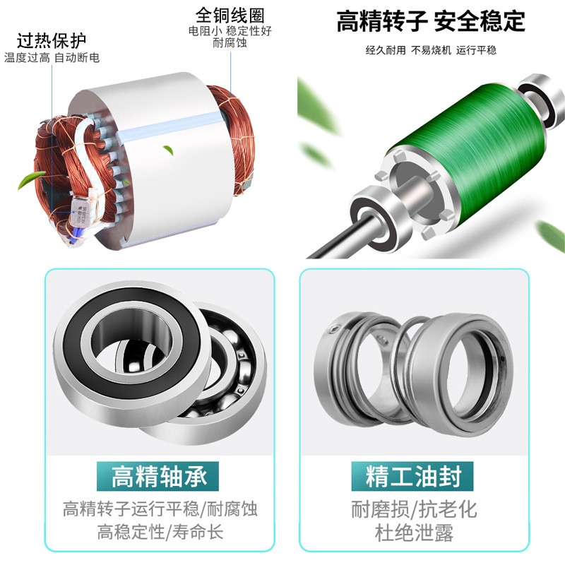 304全不锈钢排污泵防腐蚀耐酸碱化工泵316L污水泵切割式潜水泵图2