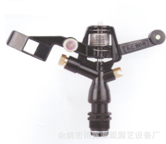 余姚喷头 喷灌旋转式双喷头 摇臂式塑料喷头 园林喷灌 灌溉图2