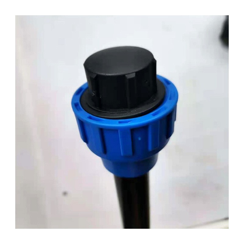 快接外联堵头 20 25 32 40 50 63pe管帽尾堵免热熔活结堵头螺纹帽图5