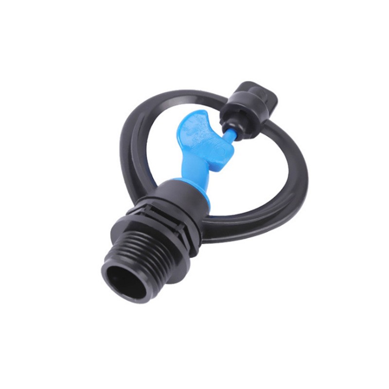 跨境4分360度园林浇水自动浇花器农用园艺大棚雾化喷灌旋转喷头图5