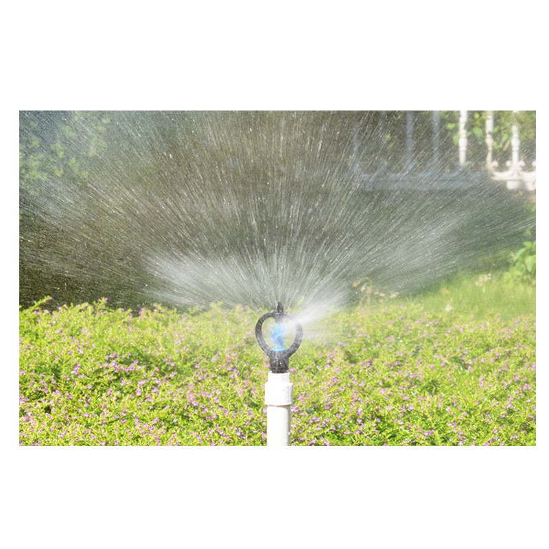 跨境4分360度园林浇水自动浇花器农用园艺大棚雾化喷灌旋转喷头图4