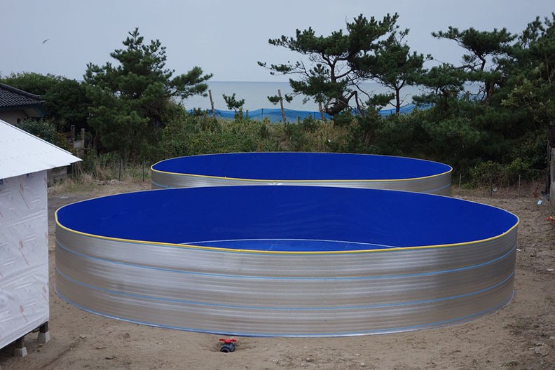 保修2年大型养鱼池 循环水养殖室内工厂化养鱼塑料PP鱼池图4