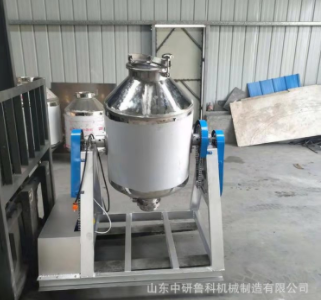 不锈钢鼓式搅拌机 商用食品大料胡椒粉拌料机 粮食淀粉搅拌机图3