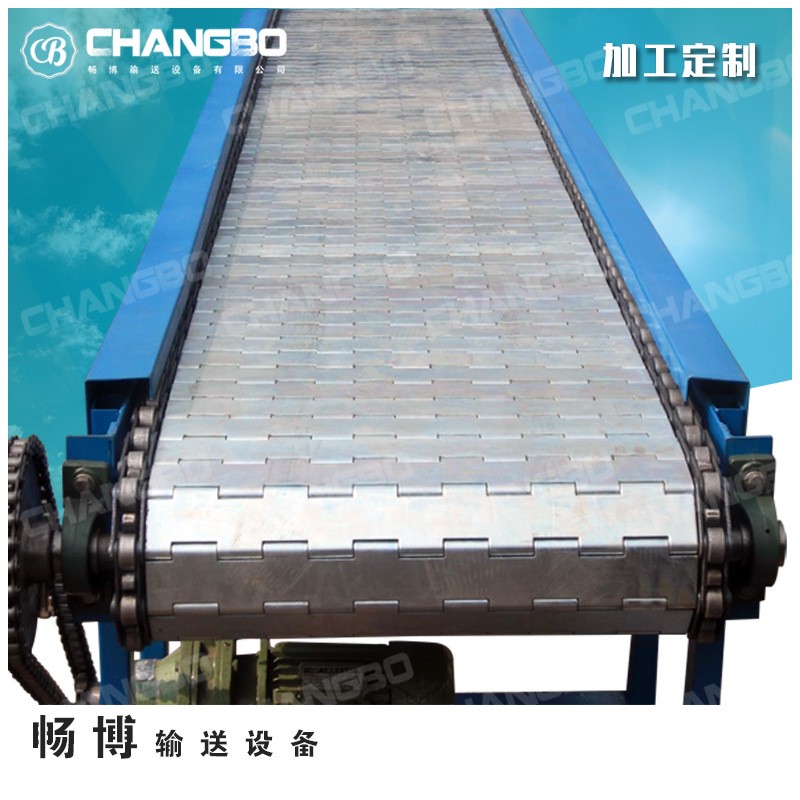 304不锈钢网带输送机 食品传送带转弯机械 工业物料链板输送机图1