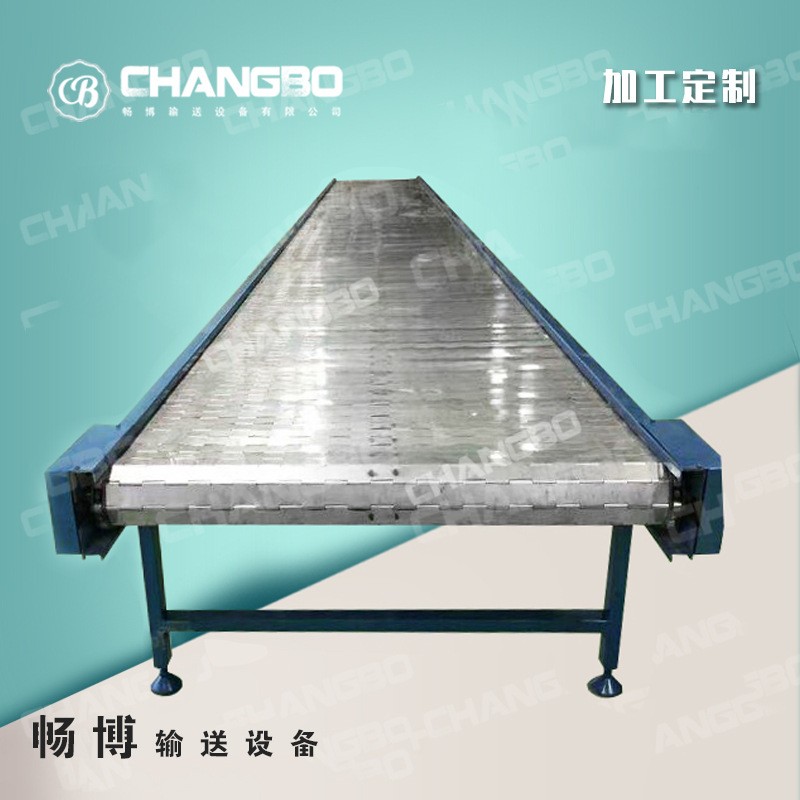 304不锈钢网带输送机 食品传送带转弯机械 工业物料链板输送机图3