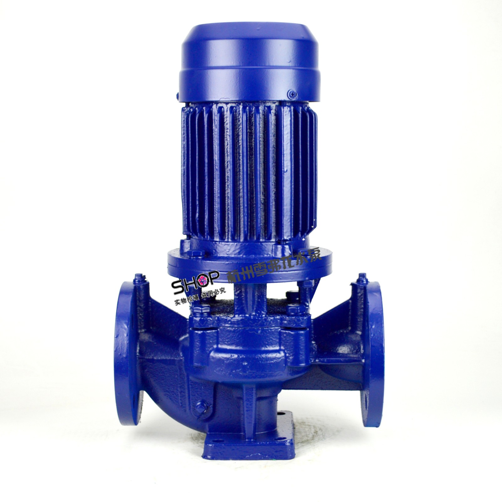 ISG125-160A冷却水立式单级清水管道泵三相热水循环管道离心泵图3