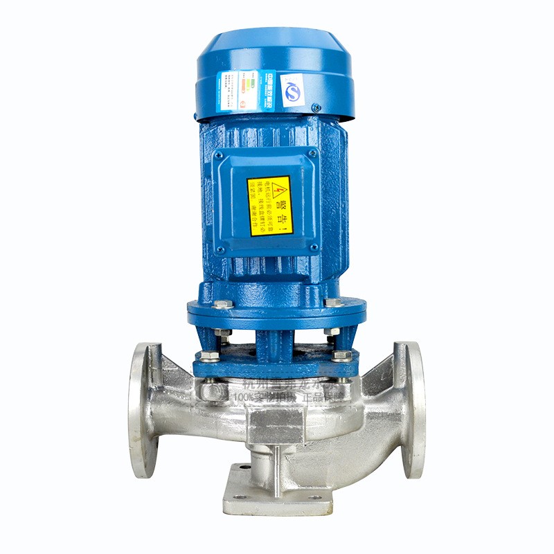 ISG125-160A冷却水立式单级清水管道泵三相热水循环管道离心泵图5