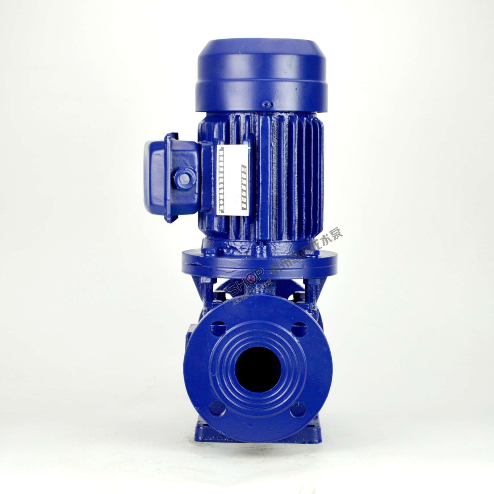 ISG125-160A冷却水立式单级清水管道泵三相热水循环管道离心泵图4