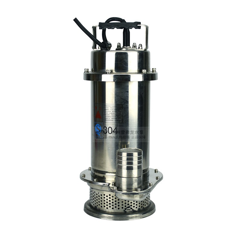 750W食品卫生级防耐腐蚀酸碱304井用清水潜水电泵全不锈钢潜水泵图5