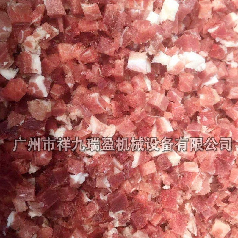 大型肉苁蓉切丁机 冷冻鸡胸切丁 商用高效率淀粉胶切丁机器图5