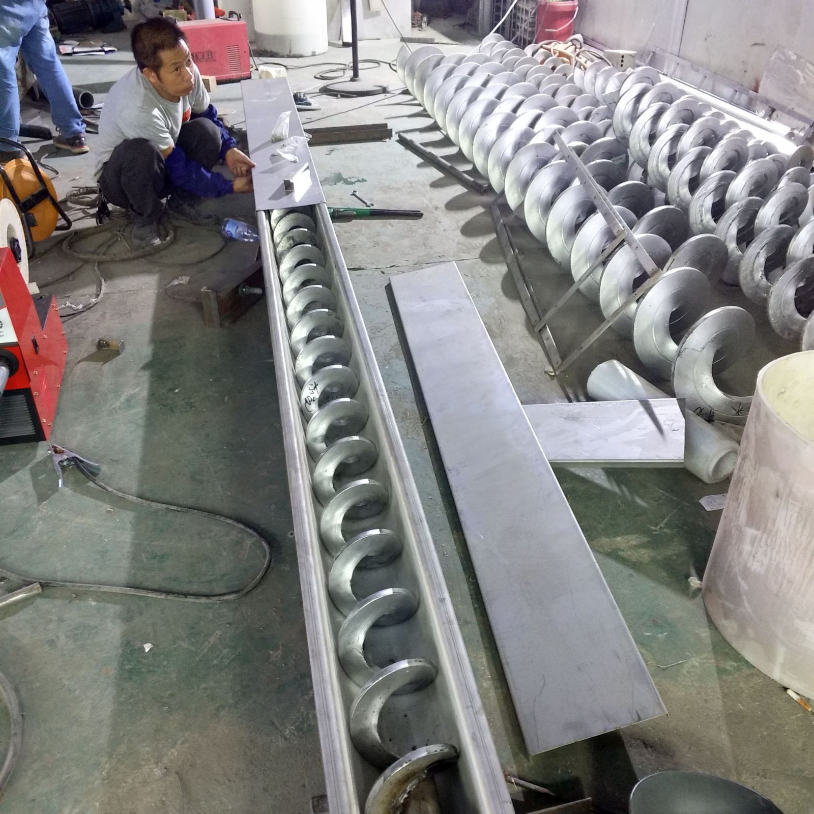 生产厂家 养殖厂无轴污泥输送机 304不锈钢材质 质量保证 包送货图4