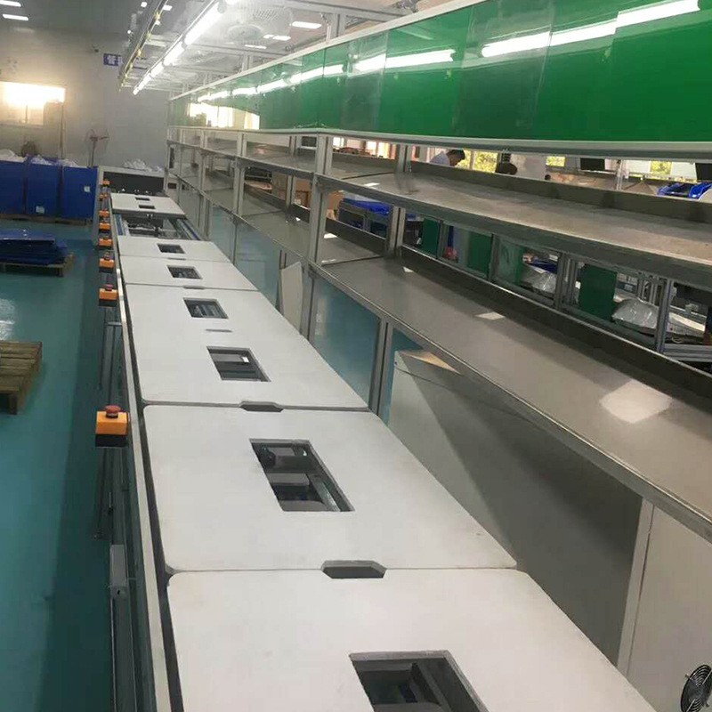 定制自动化生产倍速链 智能马桶组装输送线 上下回流工装板生产线图3