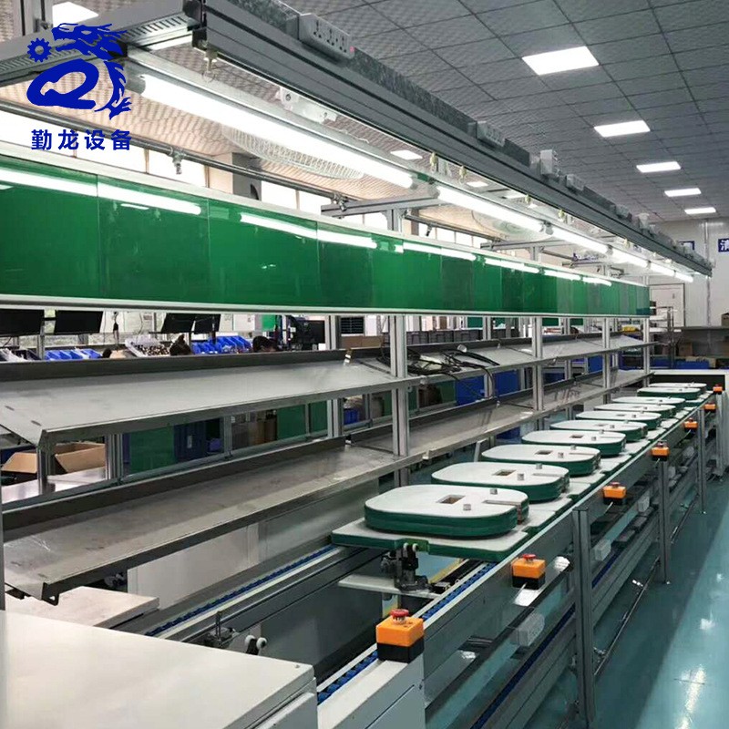 定制自动化生产倍速链 智能马桶组装输送线 上下回流工装板生产线图2