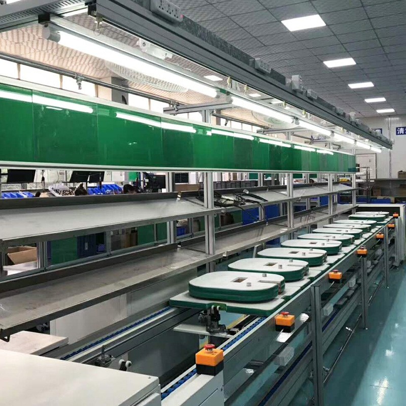 定制自动化生产倍速链 智能马桶组装输送线 上下回流工装板生产线图4