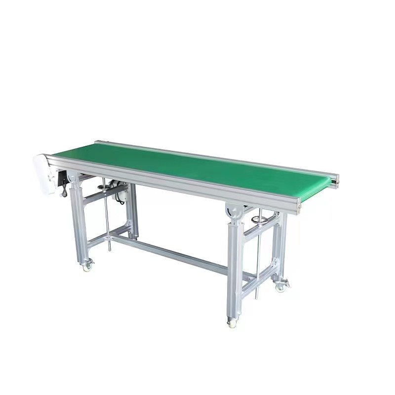 流水线输输送机送带注塑小型皮带传送机快递物流分拣线图5