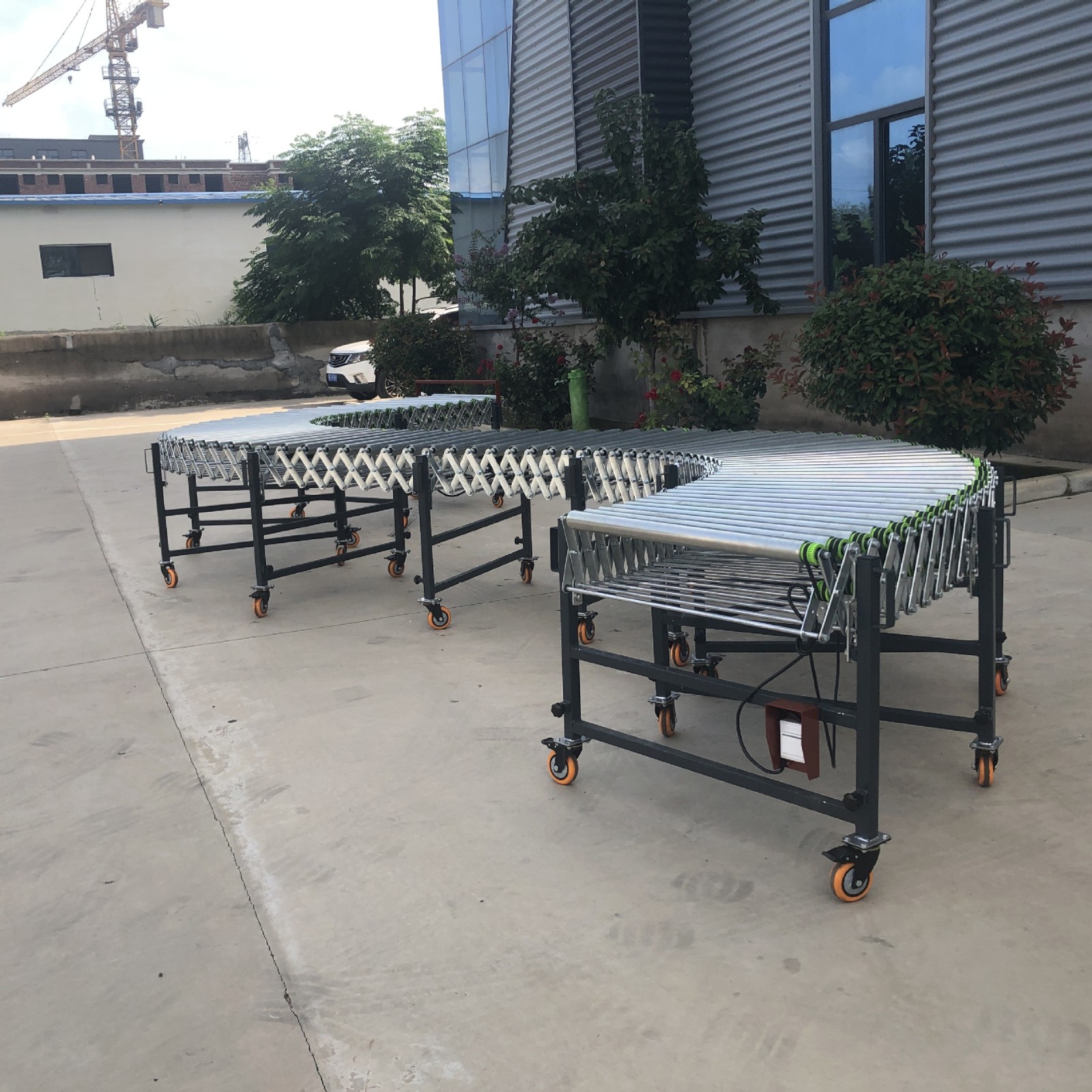 动力滚筒输送机 卸车装车助手输送带滚筒输送线装卸货神器图4