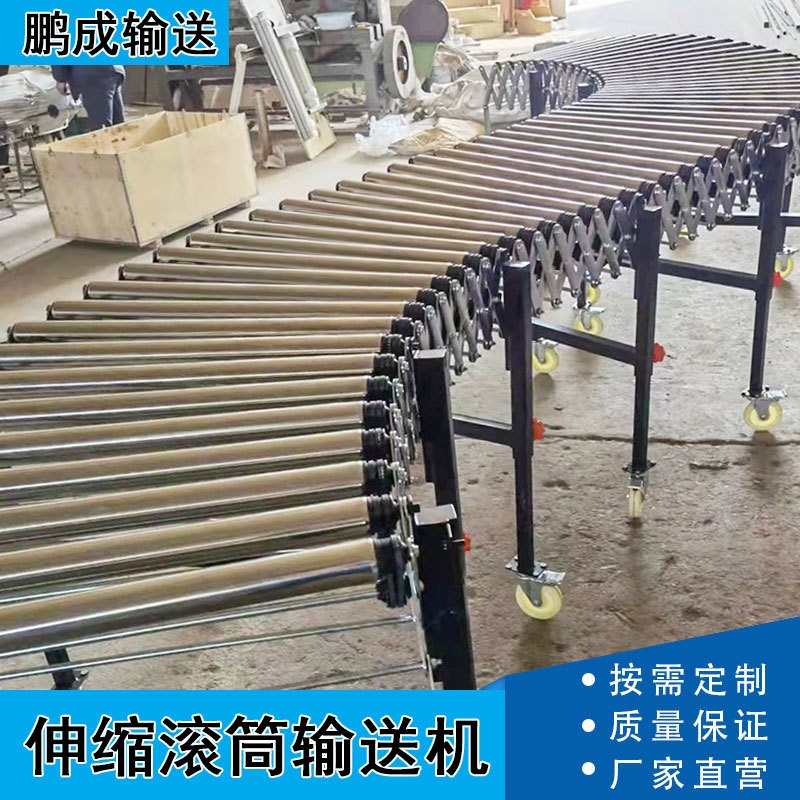 动力伸缩滚筒线输送机传送带流水线升降转弯分拣物流装车卸货神器图2