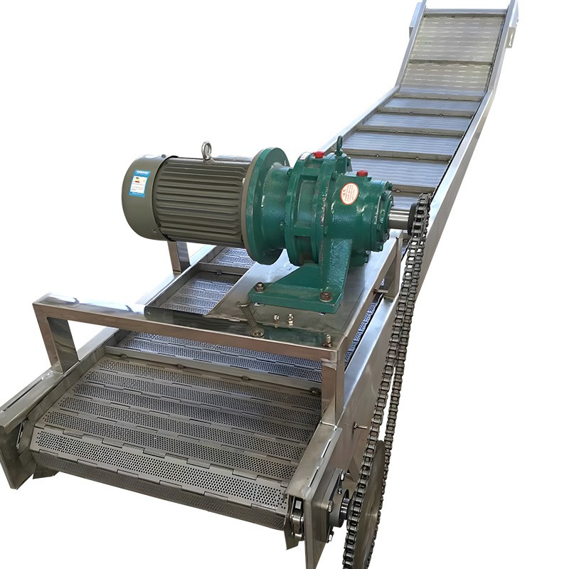 链板输送机啤酒灌装输送带304不锈钢链板输送机链板输送机厂家图5