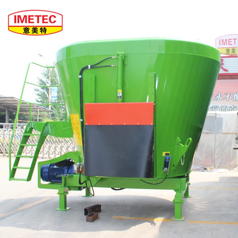销售立式固定搅拌机 畜牧养殖草料粉碎混料机 tmr饲料搅拌机图3