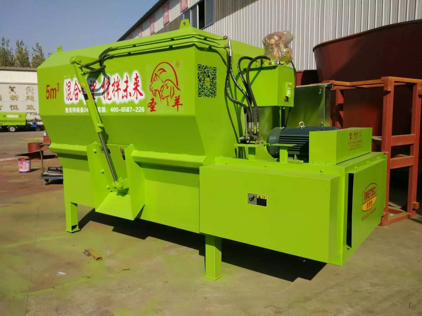 新疆直销卧式TMR饲料搅拌机 5-13立方可定制 欢迎选购