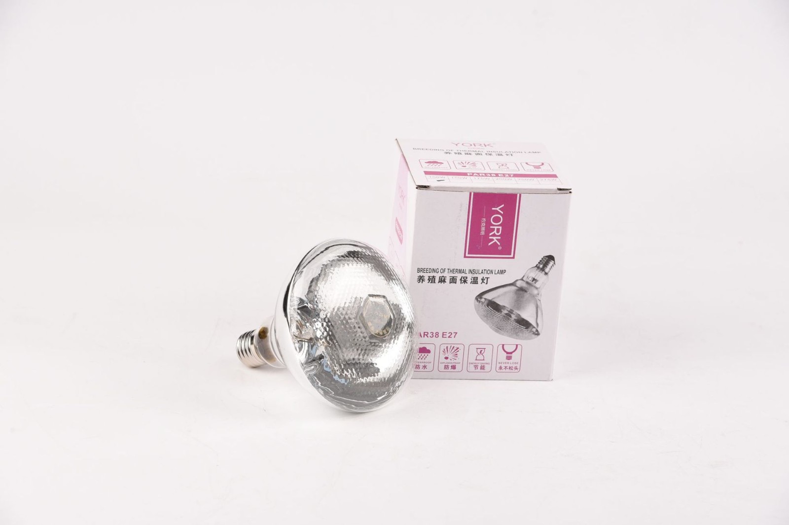 约克农牧仔猪用保温灯麻面加厚防水防爆取暖灯泡图4