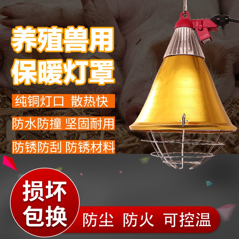 养殖畜牧保温灯罩 猪舍用取暖罩养猪场保暖罩灯罩网罩小猪保温灯图4