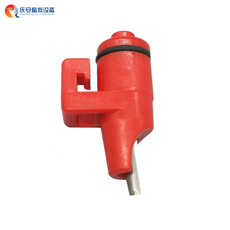 厂家QZH庆安养殖 偏嘴 鸭用乳头饮水器 水线 畜牧养殖设备图2