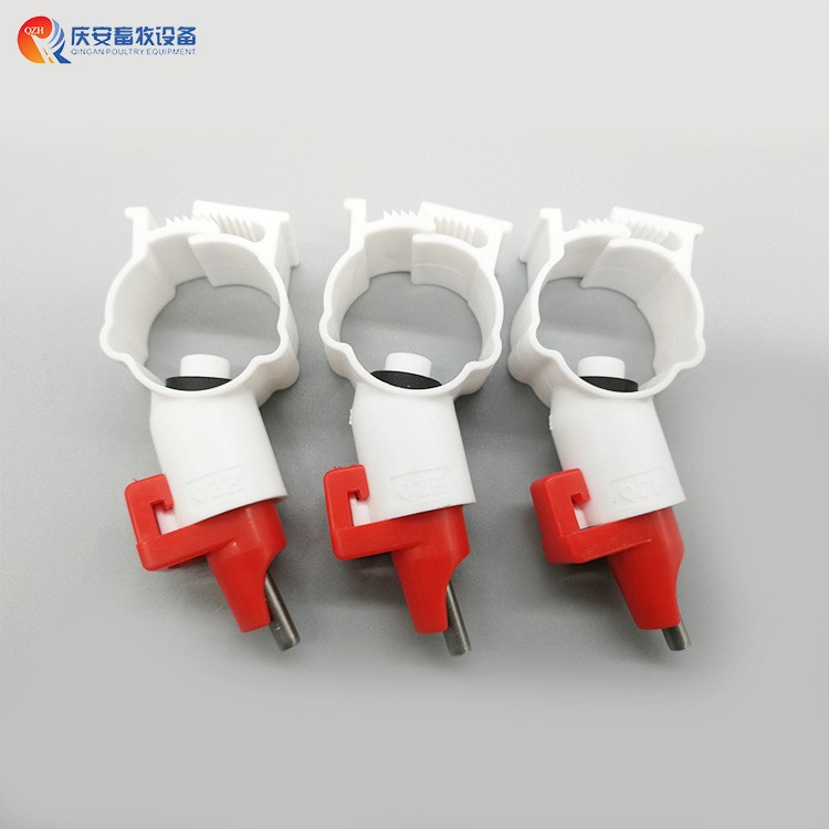 厂家QZH庆安养殖 偏嘴 鸭用乳头饮水器 水线 畜牧养殖设备图5