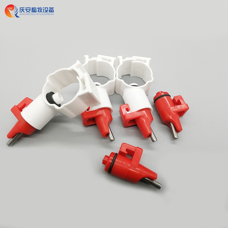 厂家QZH庆安养殖 偏嘴 鸭用乳头饮水器 水线 畜牧养殖设备图3