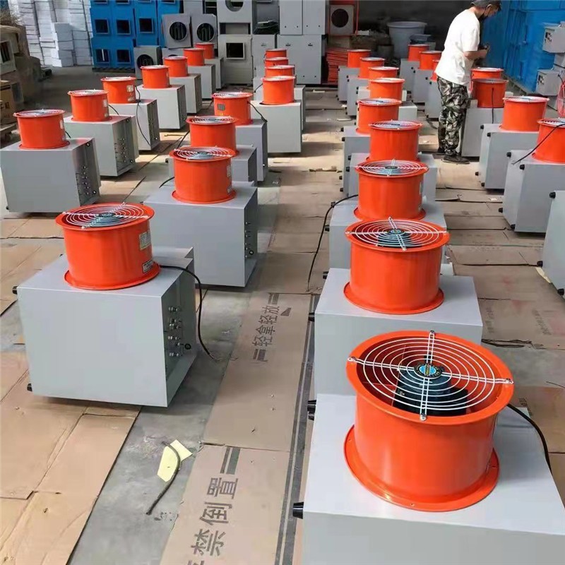 工业电暖风机 鸡苗用的电暖风机 20KW电暖风机供热面积200平图2