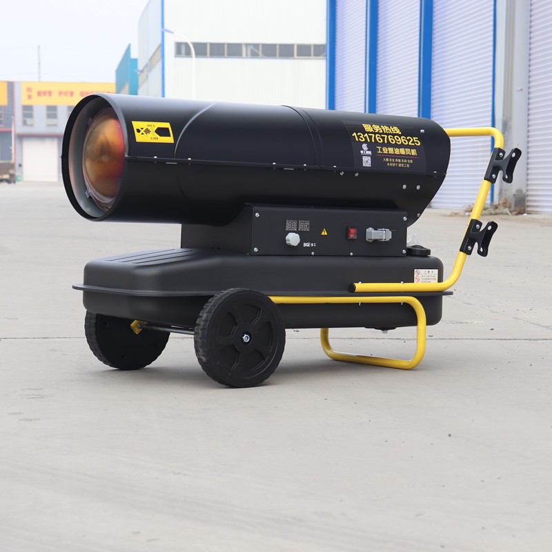 新疆养殖用热风机价格 工业燃油暖风机使用效果 蝎子养殖加温设备图2