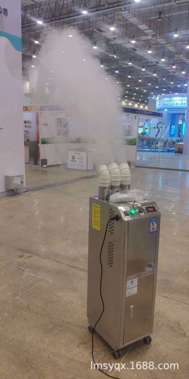 猪场雾化消毒机养殖场设备气雾智能超声波人员通道专用喷雾器猪用图2