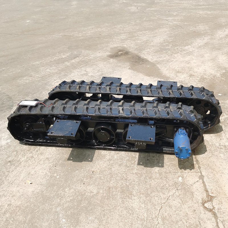厂家供应单个独轮履带总成农用机械配件独轮液压履带总成图2