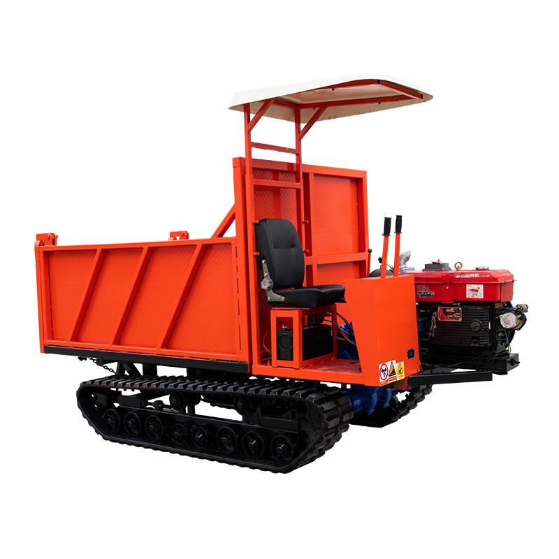 春云机械履带运输车农用工程山地果园全地形爬山虎自卸式搬运车图5